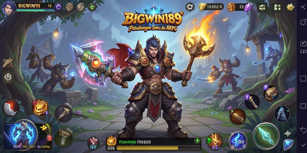 Tangkapan layar menunjukkan pertarungan epik dalam BIGWIN189.