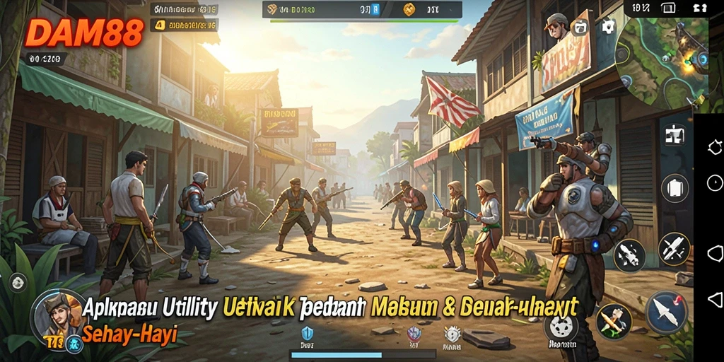 Tampilan antarmuka DAM88 yang intuitif dan fungsional.