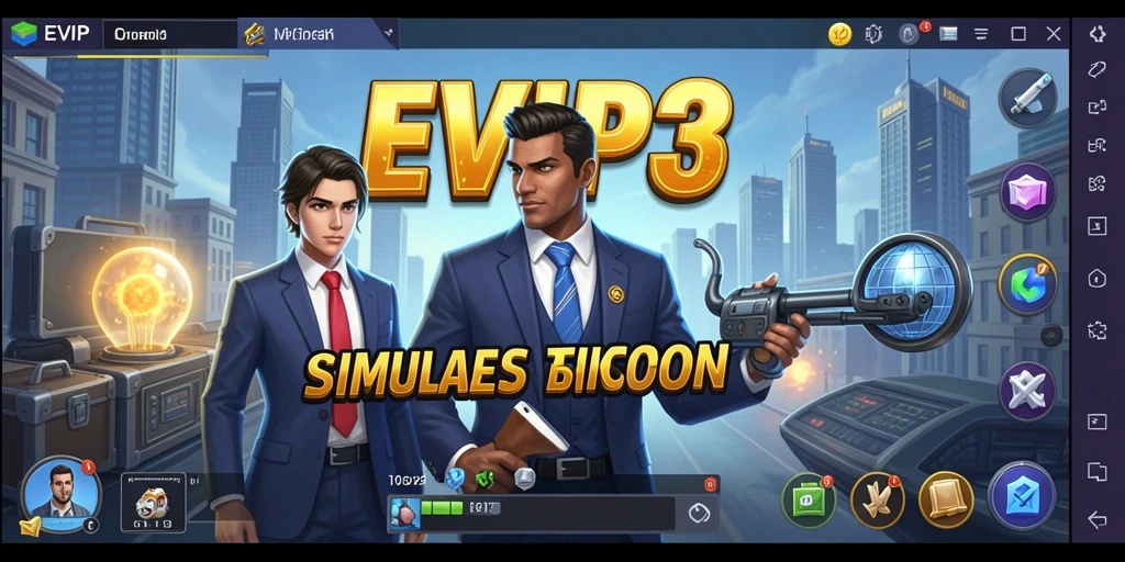 Tangkapan layar gameplay EVIP3 menampilkan keseruan dalam mengelola bisnis Tycoon.