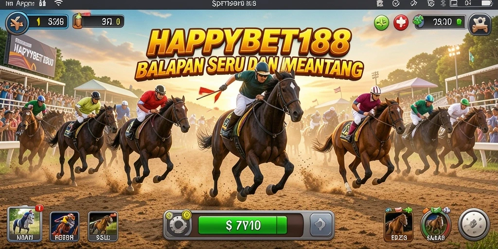 Tangkapan layar dari gameplay menegangkan di HAPPYBET188.