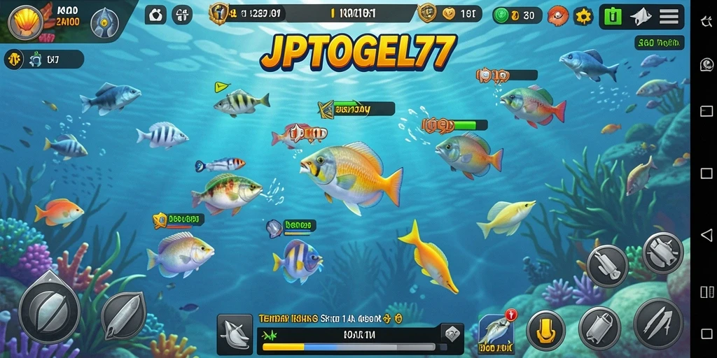 Tampilan gameplay JPTOGEL77 dengan warna-warna cerah dan grafis menakjubkan.