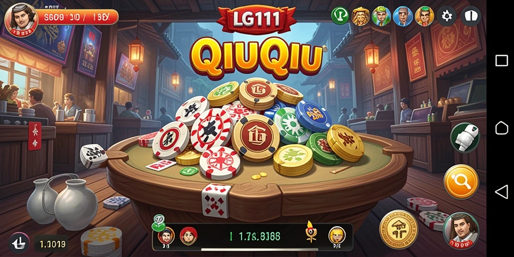 Tampilan menarik dari gameplay QiuQiu di LG111.