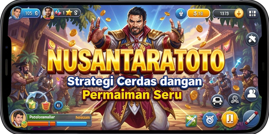 Tampilan gameplay NUSANTARATOTO yang menakjubkan dan strategis.