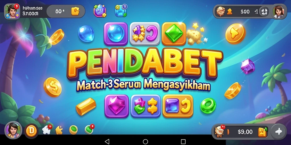 Screeshot gameplay PENIDABET dengan grafis berwarna-warni dan objek yang menarik.