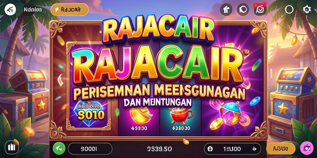 Screenshot gameplay RAJACAIR yang menampilkan putaran slot yang mendebarkan.