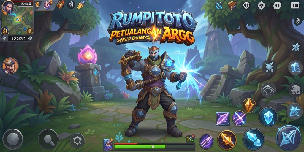 Gameplay RUMPITOTO yang penuh aksi dan strategi dalam dunia ARPG.