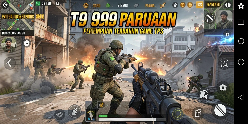 Gameplay mendebarkan di T9999 dengan aksi pertempuran yang intens.